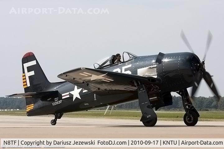 N8TF, 1948 Grumman F8F-2 (G58) Bearcat C/N D.1190, Grumman F8F-2 Bearcat CN 122637, NX8TF