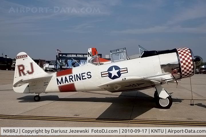 N98RJ, 1944 North American SNJ-5C Texan Texan C/N 88-17960, North American SNJ-5C Texan CN 90752, N98RJ