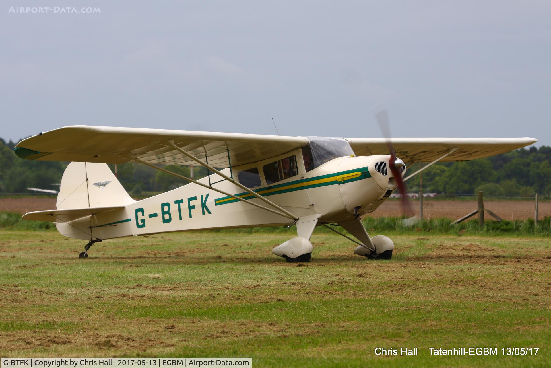 G-BTFK, 1947 Taylorcraft BC-12D Twosome C/N 10540, at the Tatenhill 