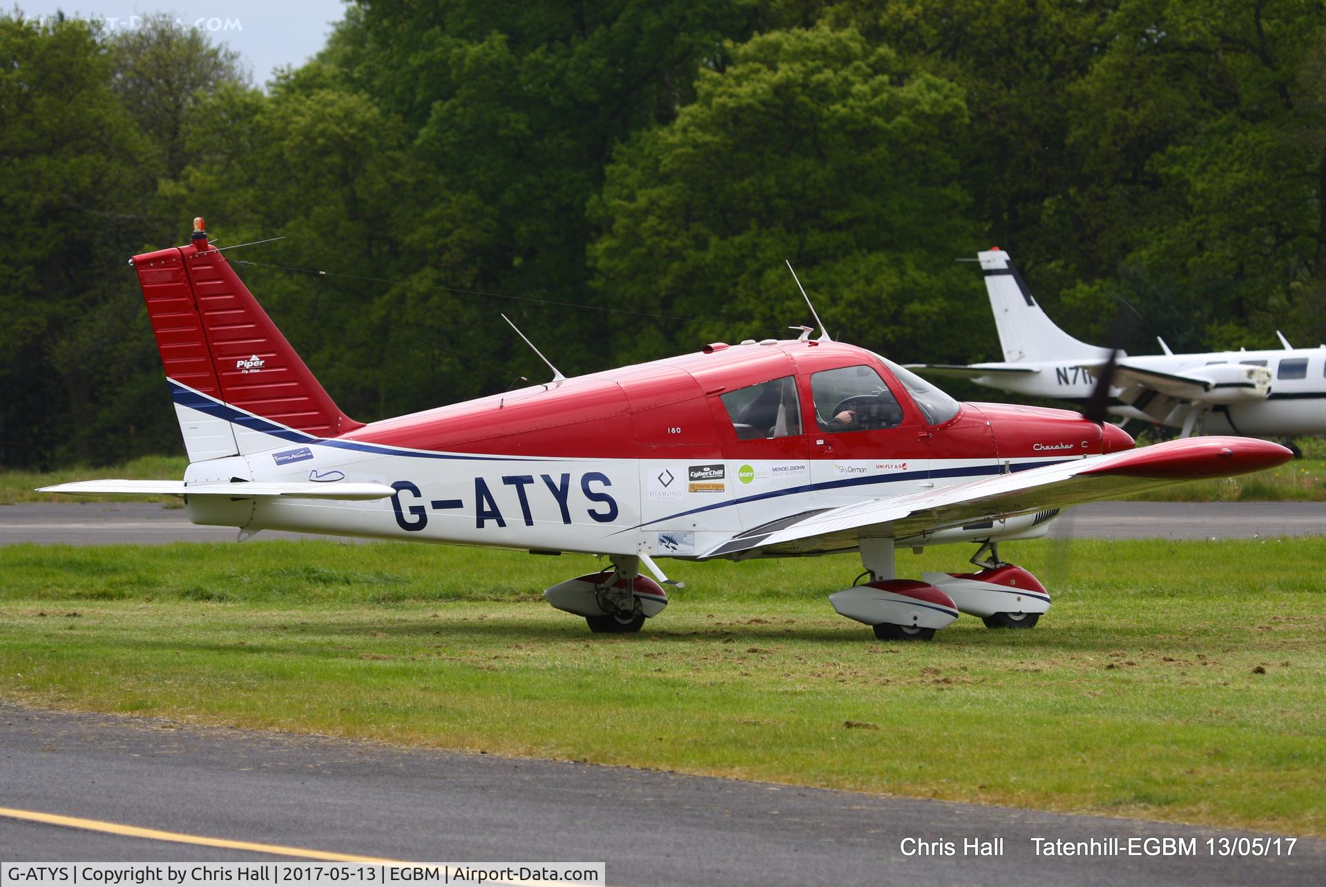 G-ATYS, 1966 Piper PA-28-180 Cherokee C/N 28-3296, at the Tatenhill 