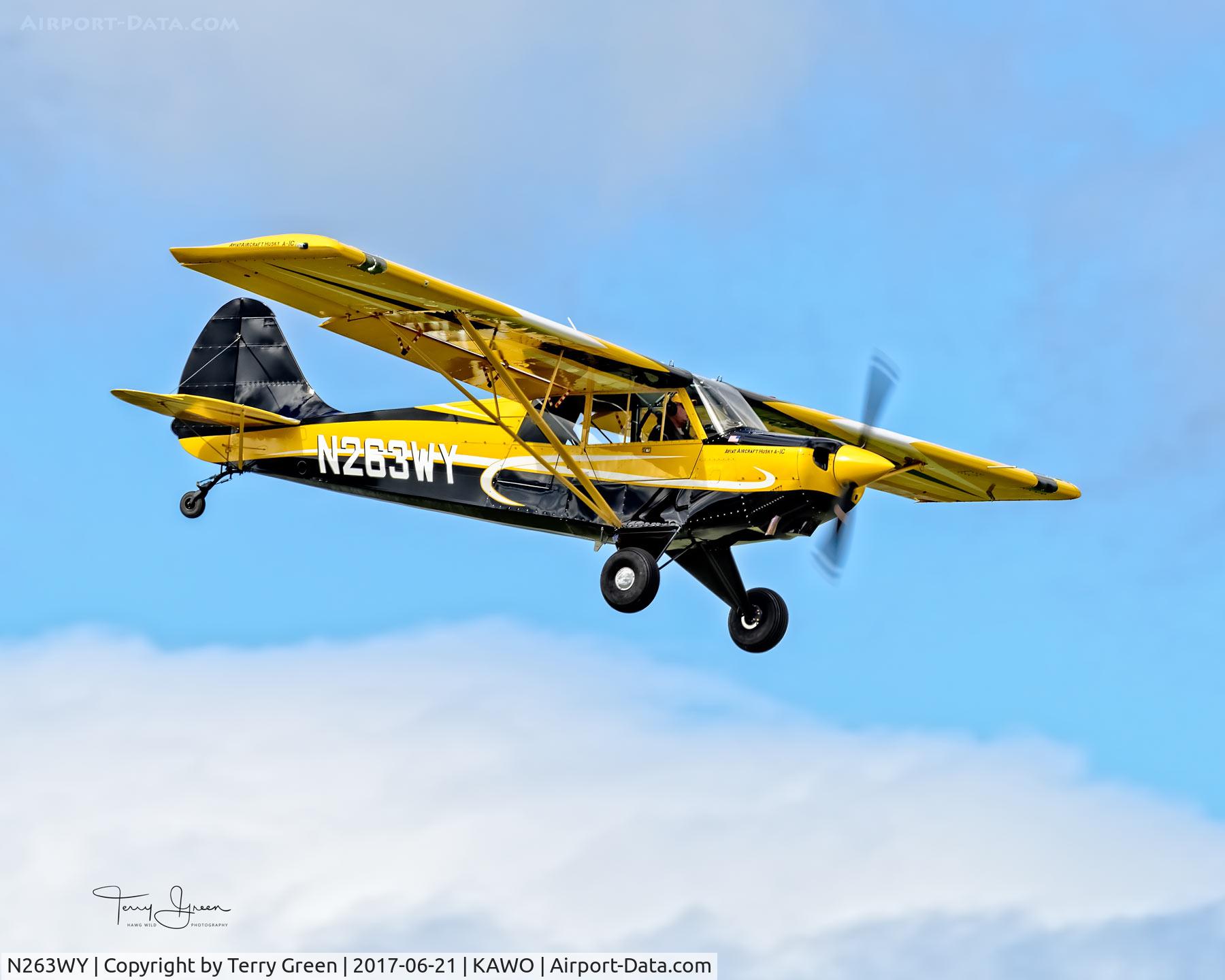 N263WY, 2016 Aviat A-1C-180 Husky C/N 3263, KAWO