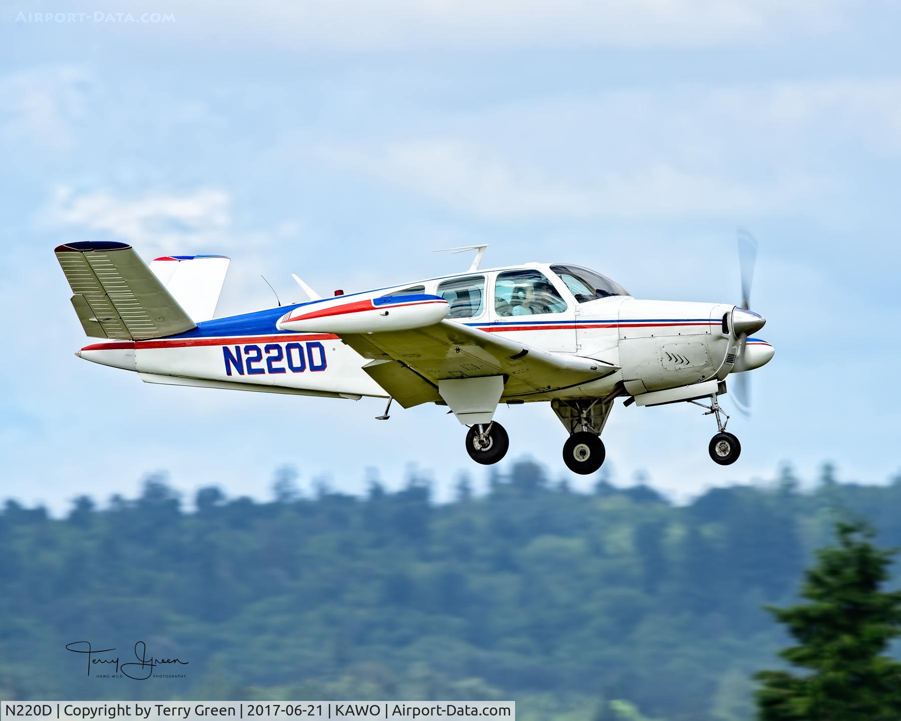 N220D, 1958 Beech J35 Bonanza C/N D-5642, KAWO