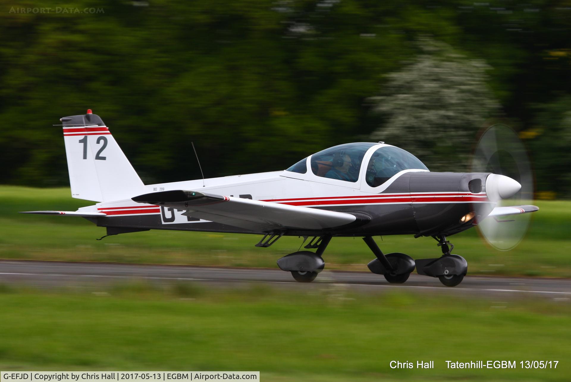 G-EFJD, 1971 Bolkow Bo-209C Monsun 160FV C/N 126, at the Tatenhill 