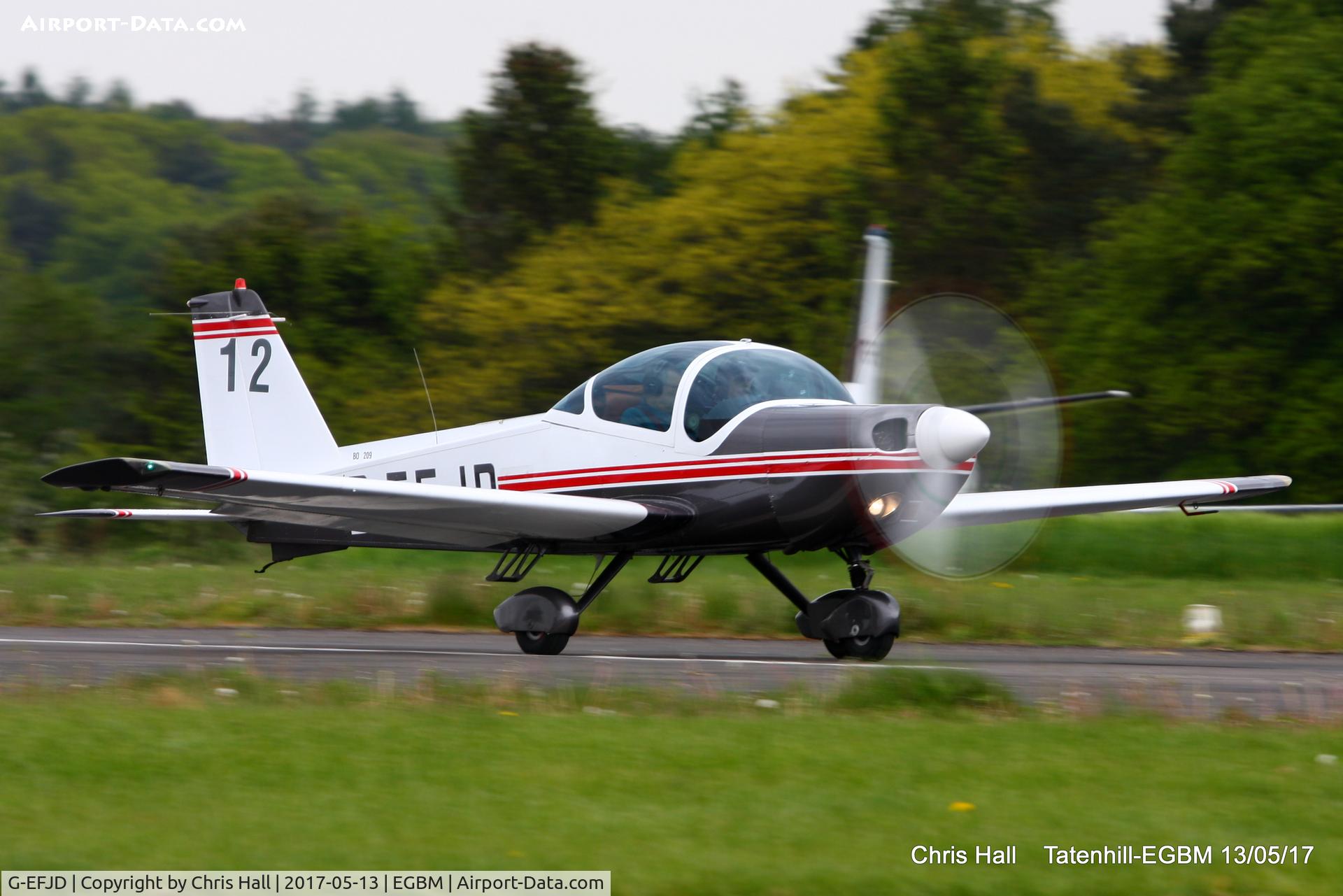 G-EFJD, 1971 Bolkow Bo-209C Monsun 160FV C/N 126, at the Tatenhill 