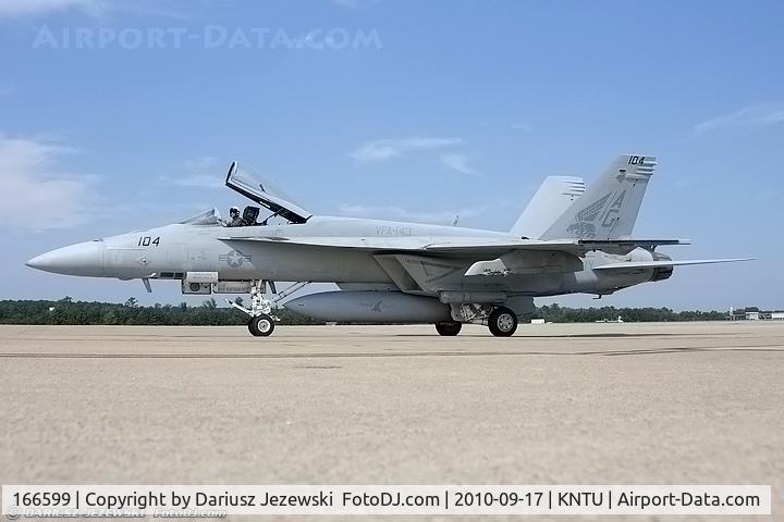 166599, Boeing F/A-18E Super Hornet C/N E095, FA-18E Super Hornet 166599 AG-104 from VFA-143 Puking Dogs NAS Oceana, VA