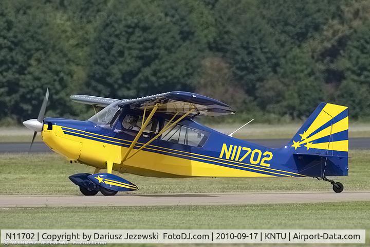 N11702, 1972 Bellanca 7KCAB Citabria C/N 317-72, Bellanca 7KCAB CN 317-72, N11702