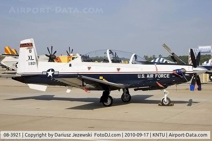 08-3921, 2008 Raytheon T-6A Texan II C/N PT-480, Raytheon T-6A Texan II, c/n PT-480 08-3921