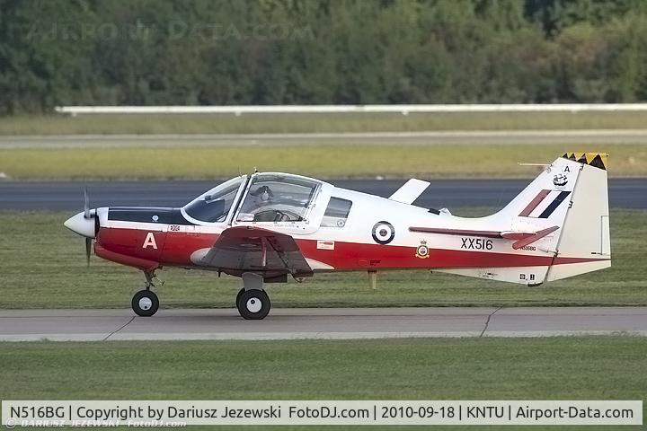 N516BG, 1973 Scottish Aviation Bulldog T.1 C/N BH120/202, Scottish Aviation Bulldog MDL 120/121 C/N BH120/202, N516BG