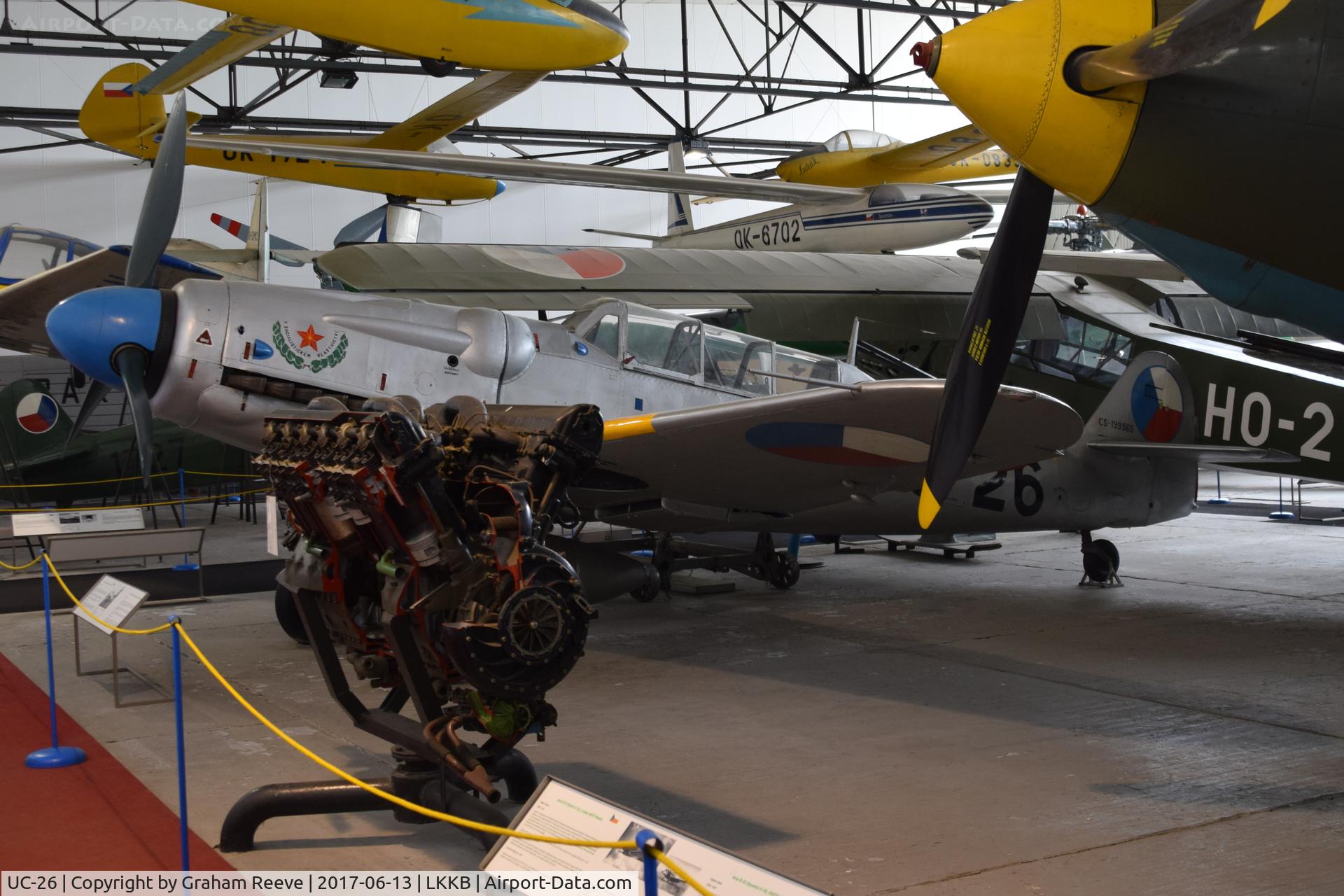 UC-26, 1947 Avia CS-199 C/N CS-199565, On display at 