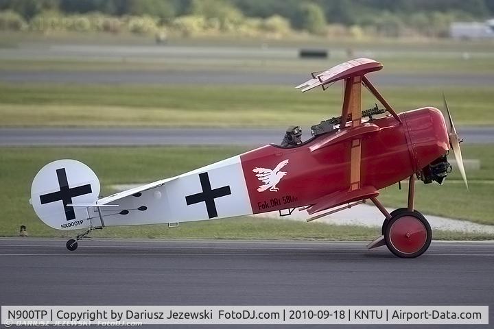 N900TP, 2003 Fokker Dr.1 Triplane Replica C/N 001TP, Fokker DR-1 replica CN 001TP, NX900TP