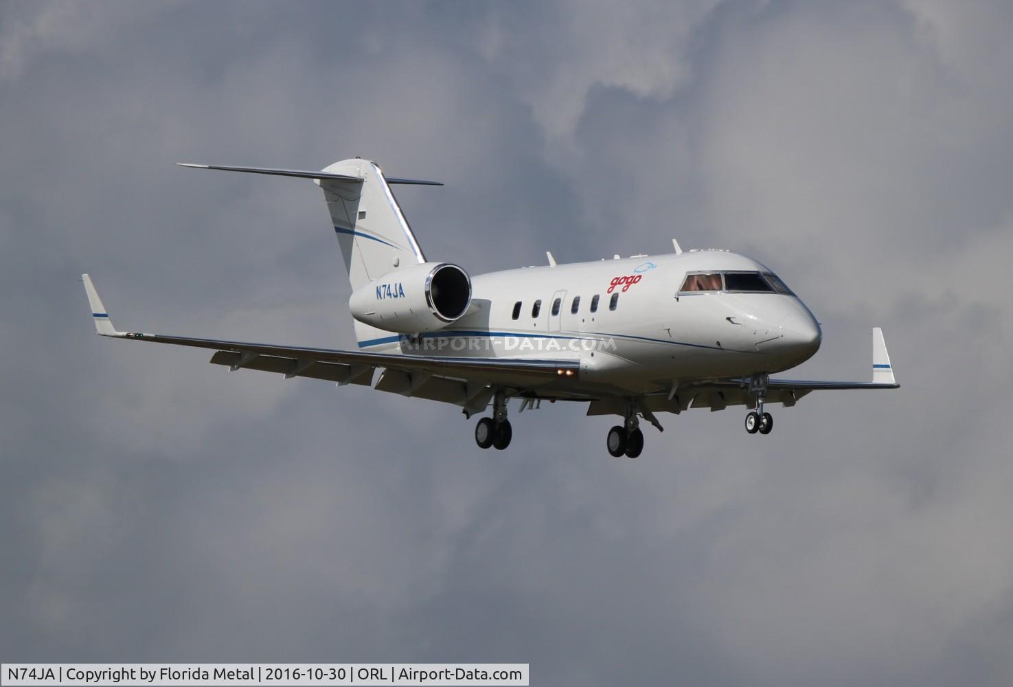 N74JA, 1982 Canadair Challenger 600S (CL-600-1A11) C/N 1060, Challenger 600