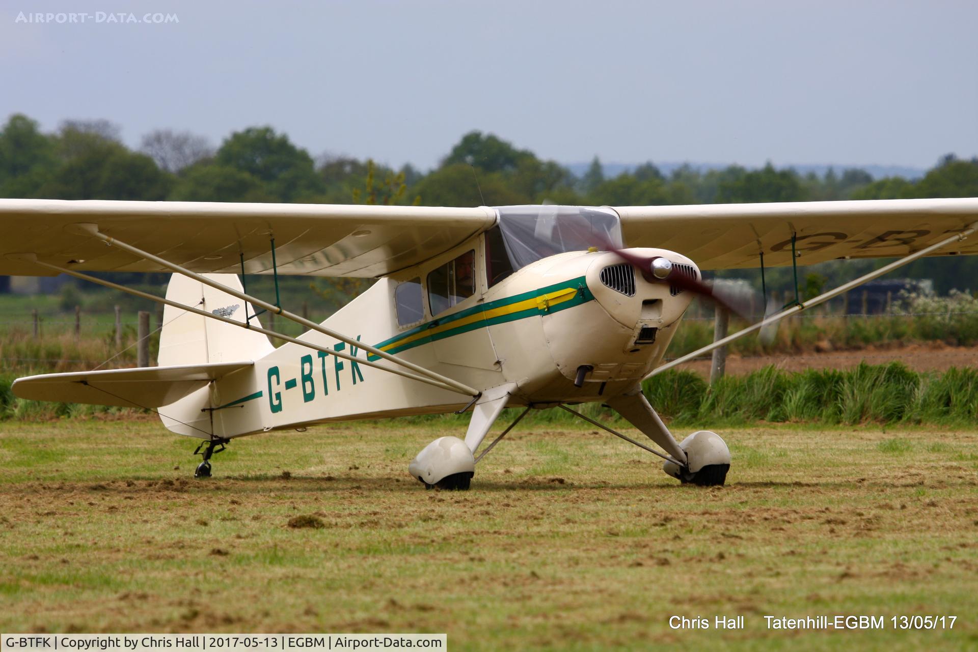 G-BTFK, 1947 Taylorcraft BC-12D Twosome C/N 10540, at the Tatenhill 