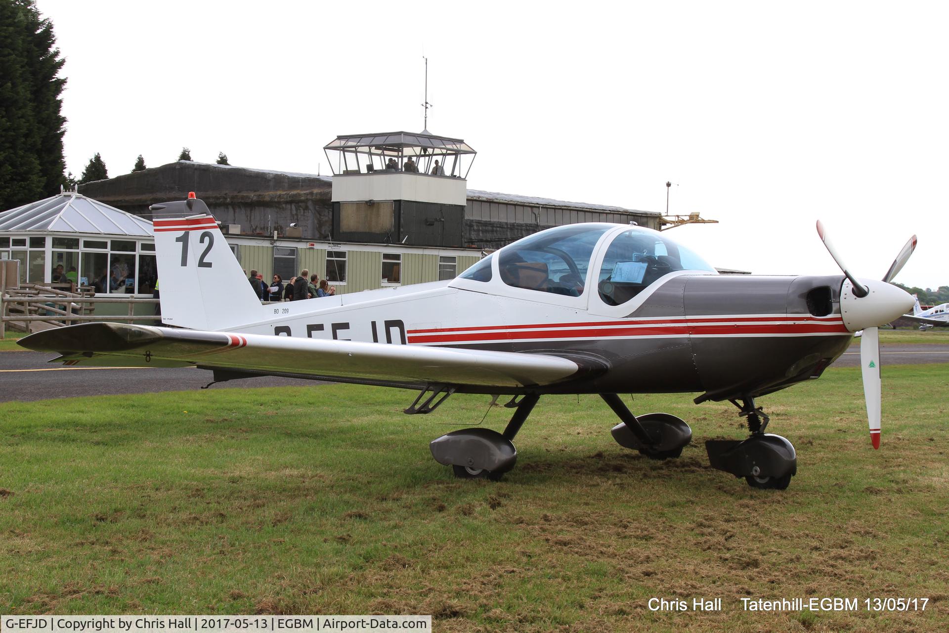 G-EFJD, 1971 Bolkow Bo-209C Monsun 160FV C/N 126, at the Tatenhill 