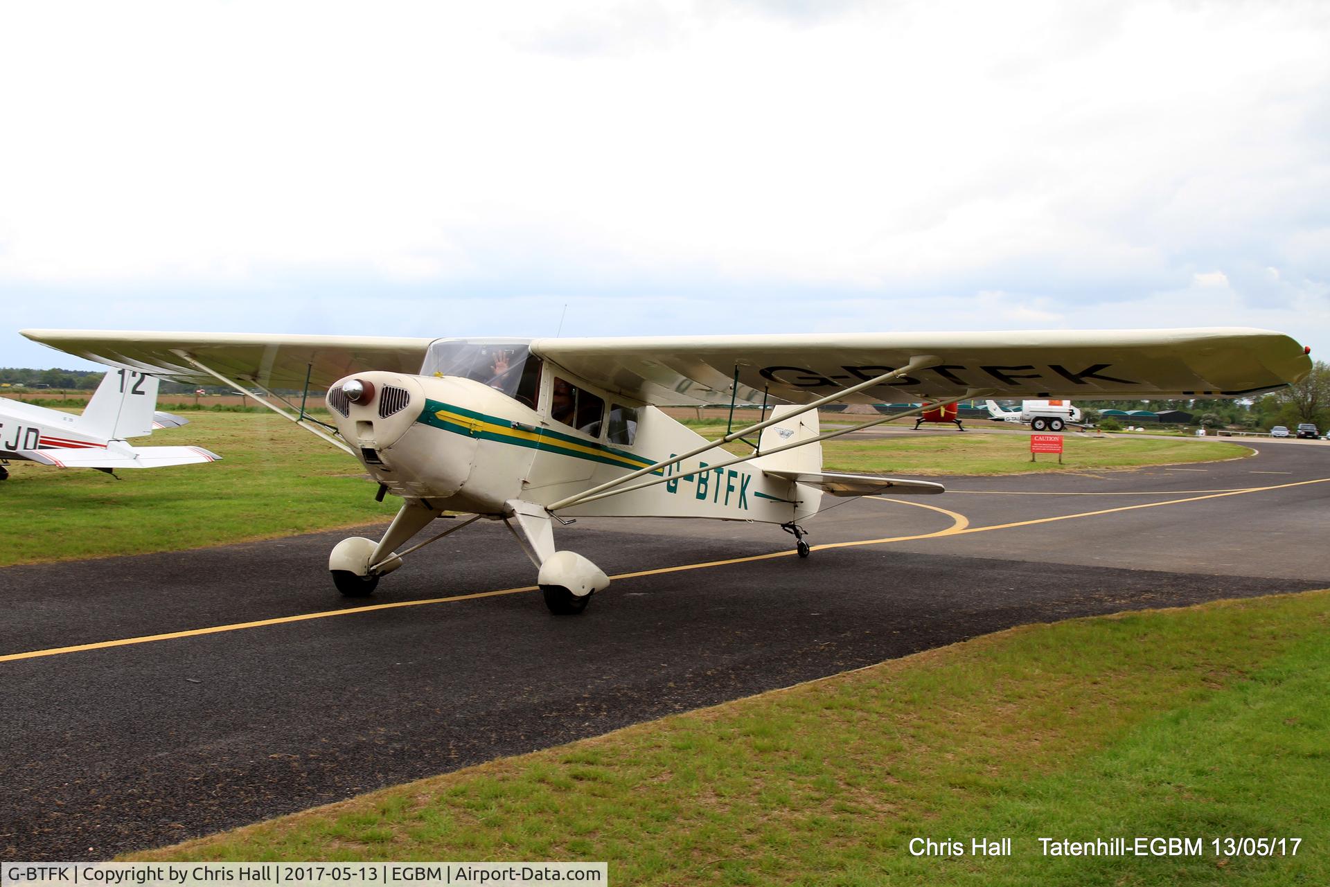 G-BTFK, 1947 Taylorcraft BC-12D Twosome C/N 10540, at the Tatenhill 