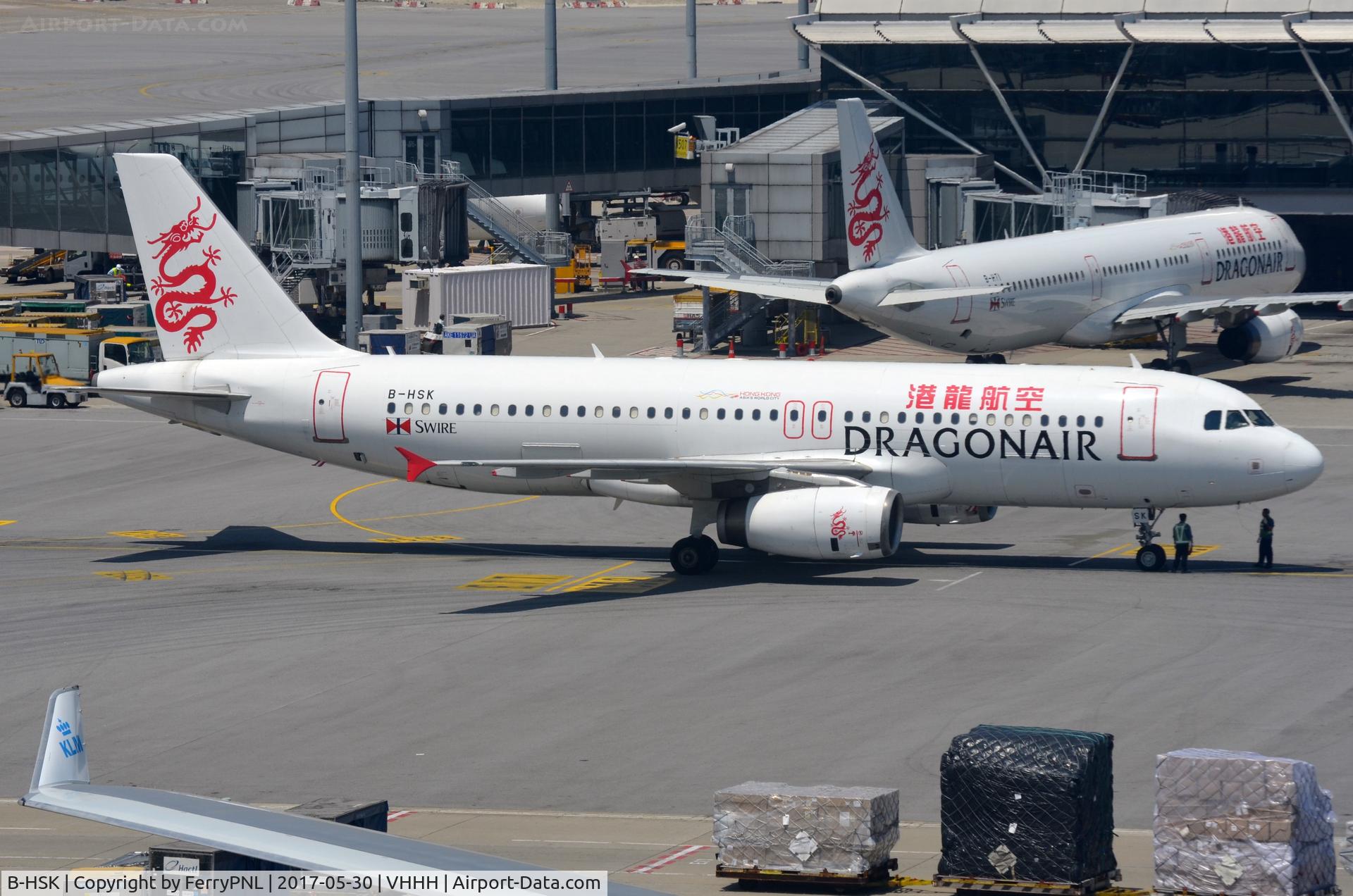 B-HSK, Airbus A320-232 C/N 1721, Dragonair A320
