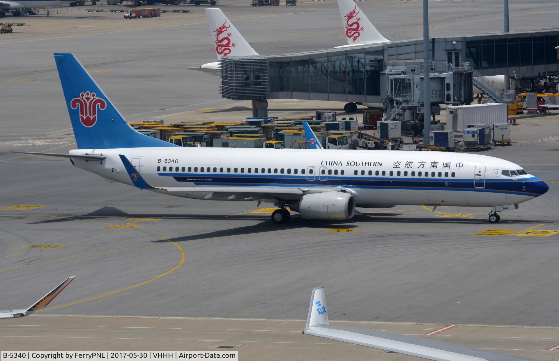 B-5340, 2007 Boeing 737-81B C/N 35381, China Southern taxying out