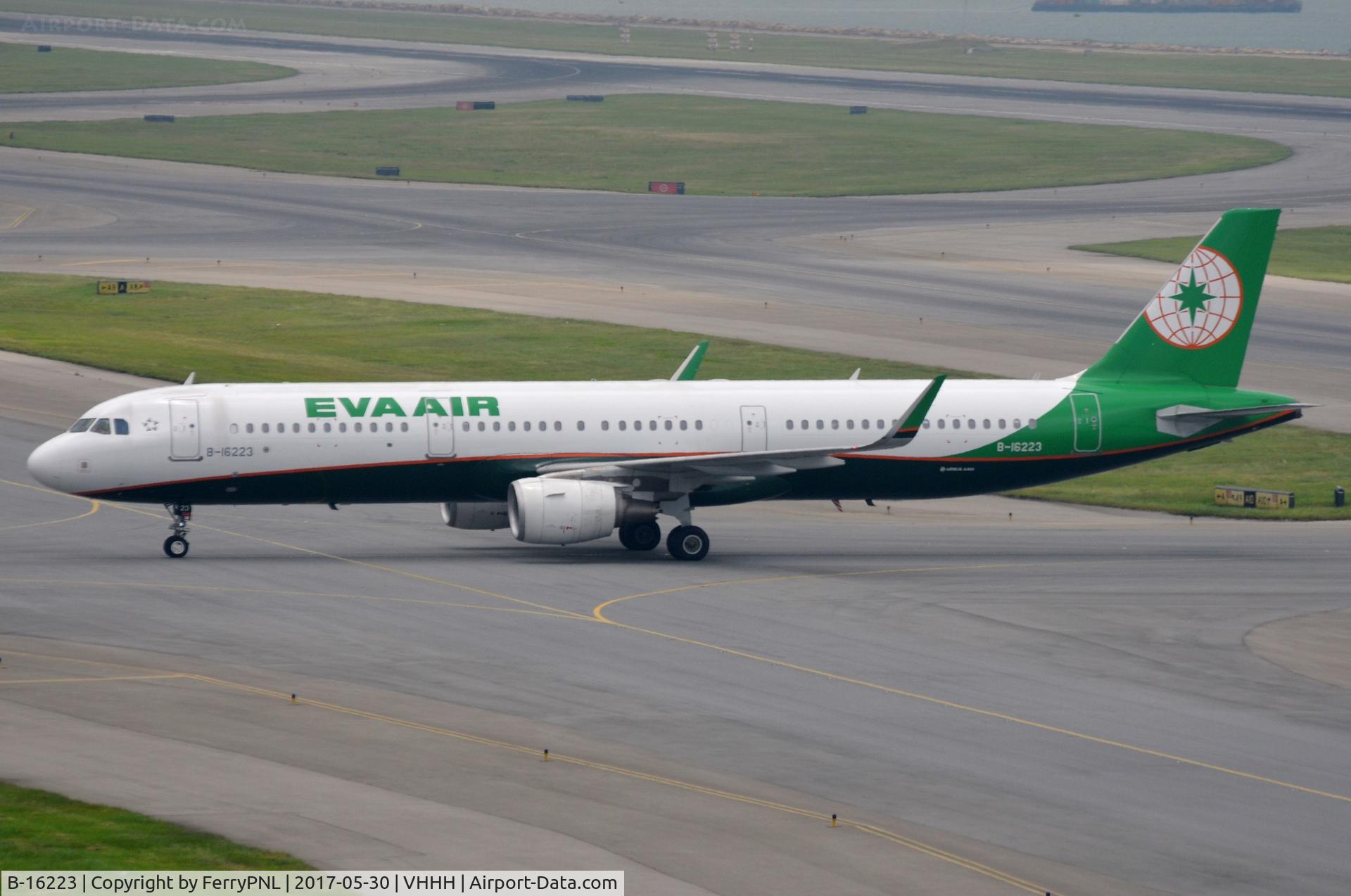 B-16223, 2016 Airbus A321-211 C/N 7054, EVA A321 arrived