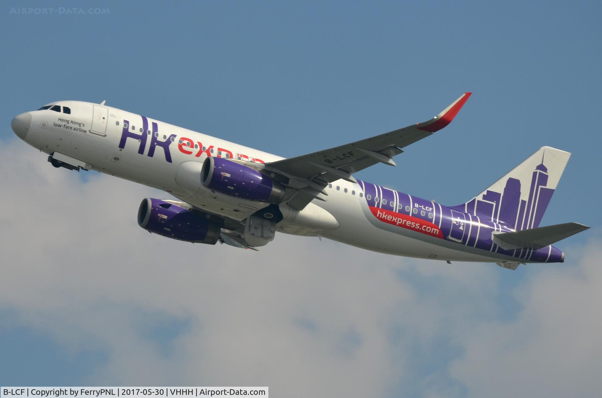 B-LCF, 2013 Airbus A320-232 C/N 5725, Departure of Hong Kong Express A320