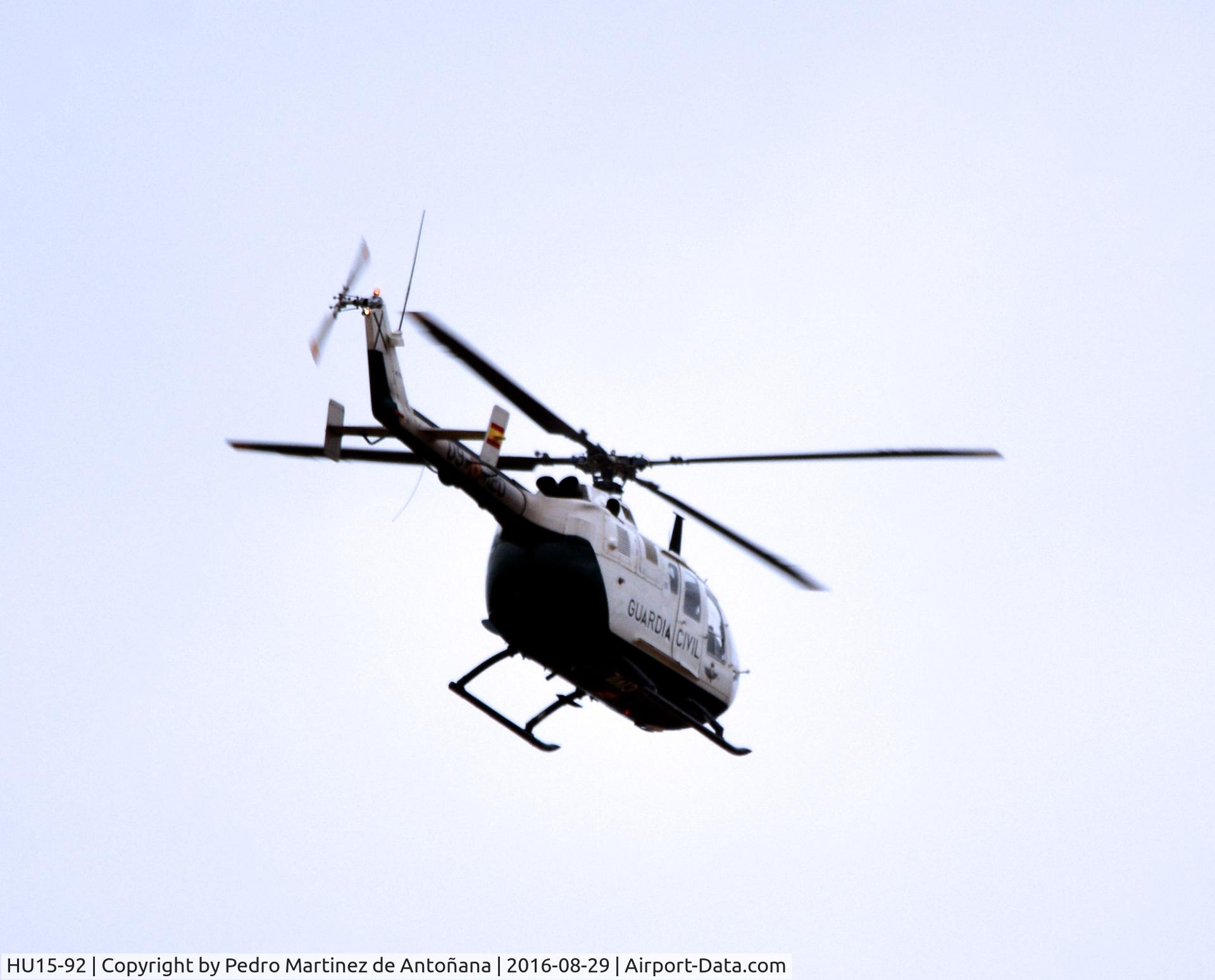 HU15-92, MBB Bo-105CB C/N S-885, Ventas de Armentia - España
