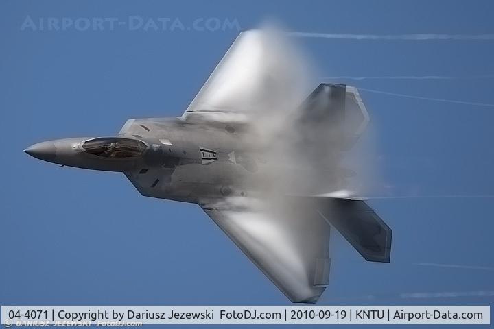 04-4071, 2004 Lockheed Martin F-22A Raptor C/N 4071, F-22 Raptor 04-4071 FF from 94th FS Hat in the Ring 1st FW Langley AFB, VA