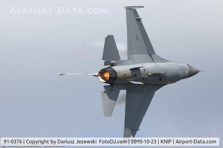 91-0376, 1991 General Dynamics F-16C Fighting Falcon C/N CC-74, F-16CJ Fighting Falcon 91-0376 SW from 77th FS Gamblers 20th FW Shaw AFB, SC