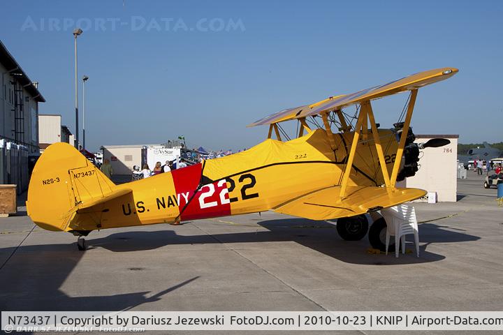 N73437, 1956 Boeing B75N1 C/N 75-6703, Boeing B-75N1 Stearman CN 75-6703, N73437
