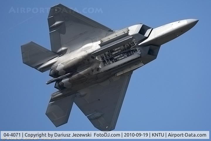 04-4071, 2004 Lockheed Martin F-22A Raptor C/N 4071, F-22 Raptor 04-4071 FF from 94th FS Hat in the Ring 1st FW Langley AFB, VA