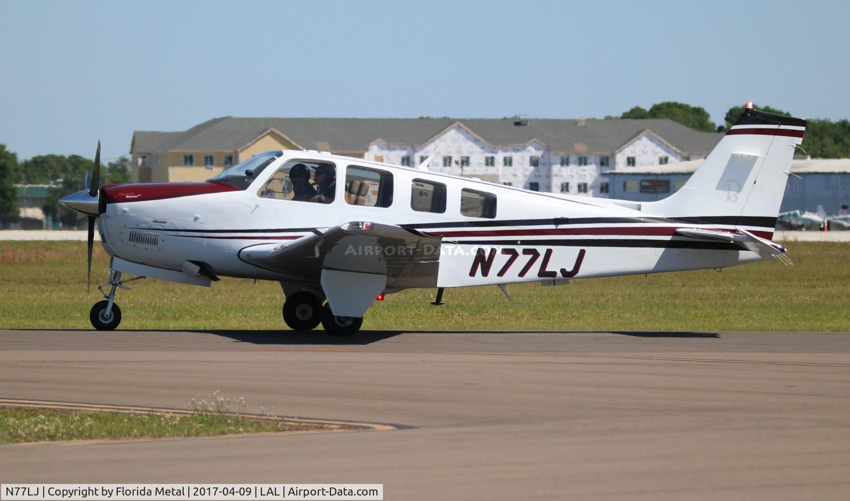 N77LJ, Raytheon Aircraft Company G36 C/N E-3716, Beech G36