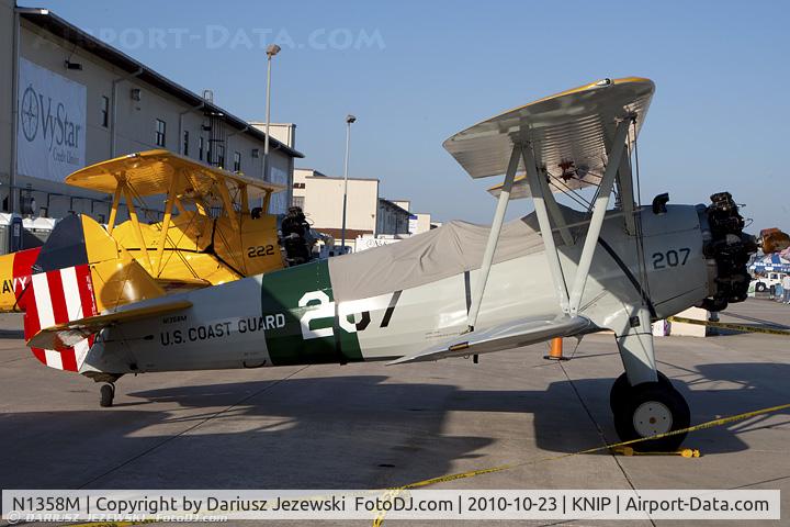N1358M, 1941 Boeing B75N1 C/N 75-1229, Boeing B-75N1 Stearman CN 75-1229, N1358M