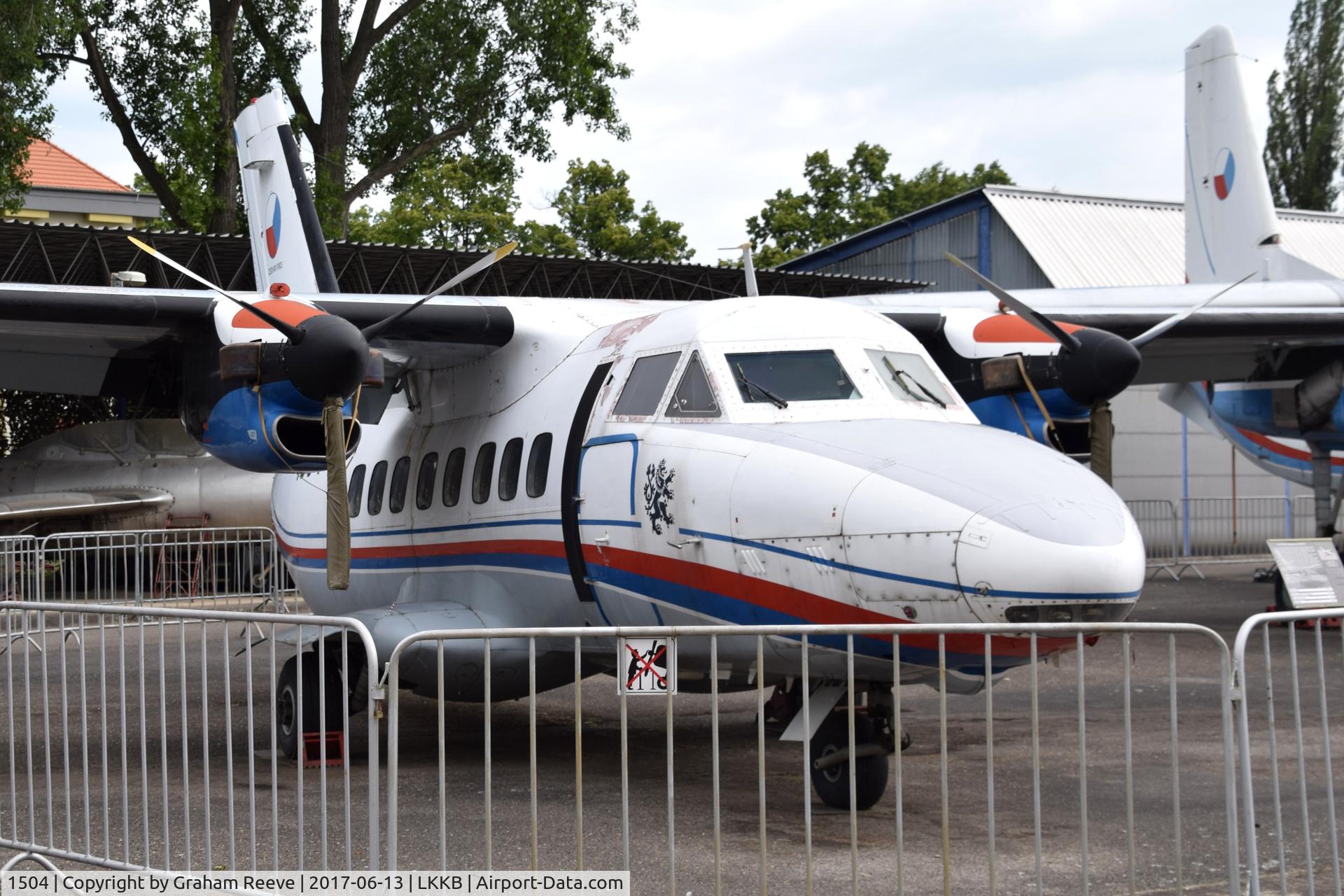 1504, 1985 Let L-410-UVP Turbolet C/N 851504, On display at 