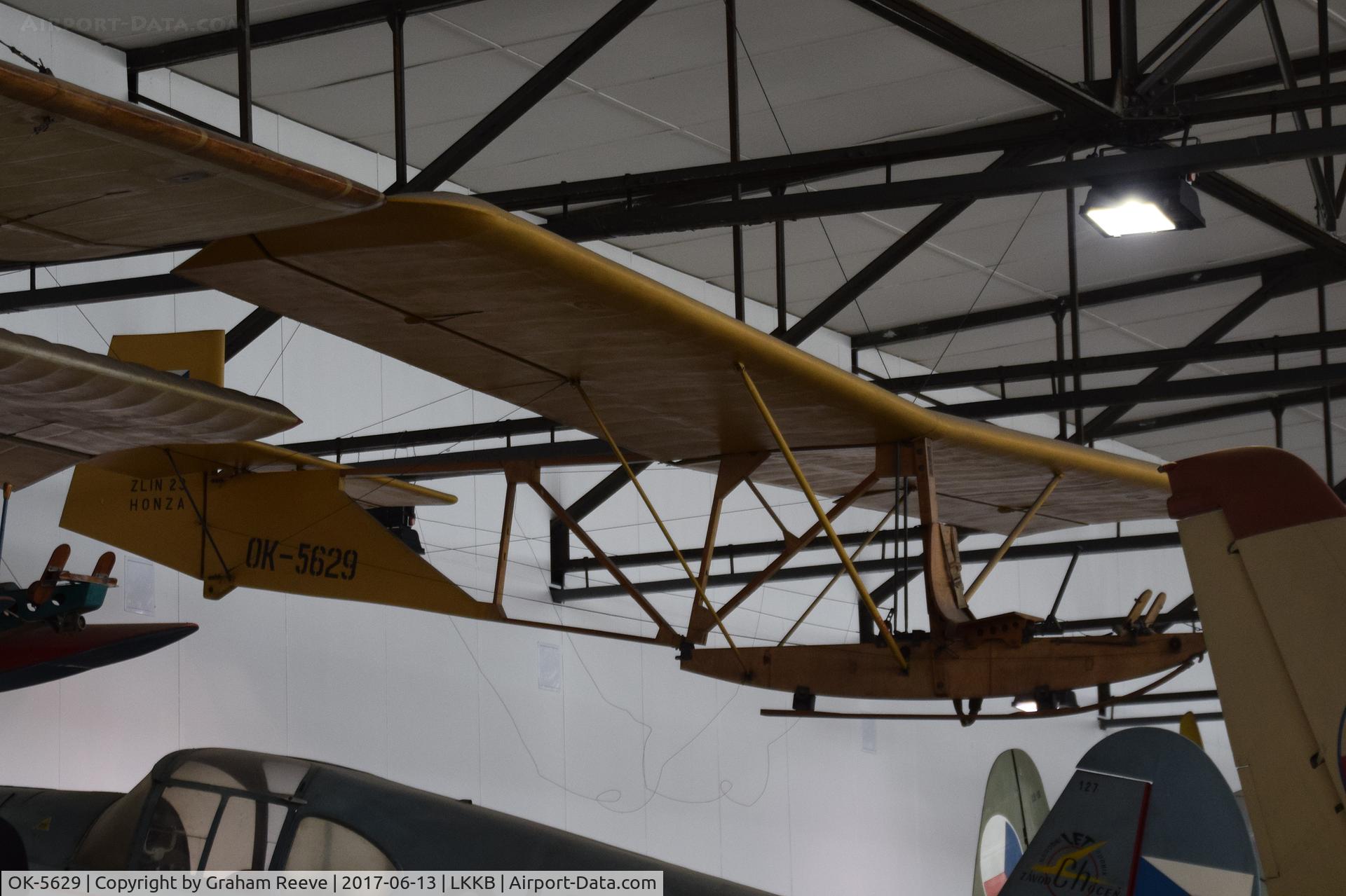 OK-5629, Zlin Z-23 Honza C/N 128, On display at 