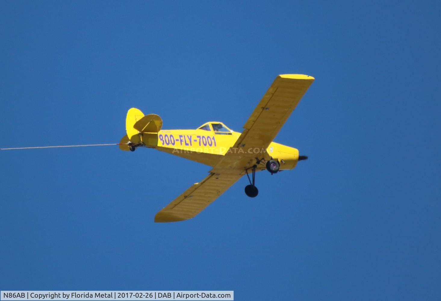 N86AB, 1965 Piper PA-25-235 C/N 25-3409, PA-25 banner tow
