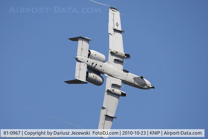 81-0967, 1981 Fairchild Republic A-10C Thunderbolt II C/N A10-0662, A-10C Thunderbolt 81-0967 FT from 74th FS Flying Tigers 23rd FW Pope AFB, NC