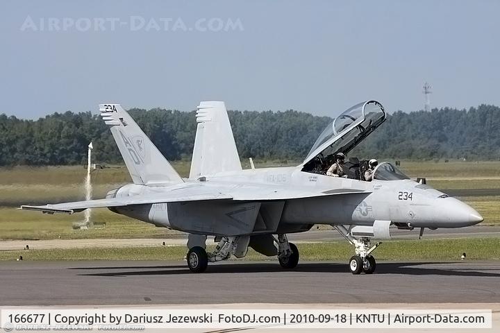166677, Boeing F/A-18F Super Hornet C/N F155, FA-18F Super Hornet 166677 AD-234 from VFA-106 Gladiators NAS Oceana, VA