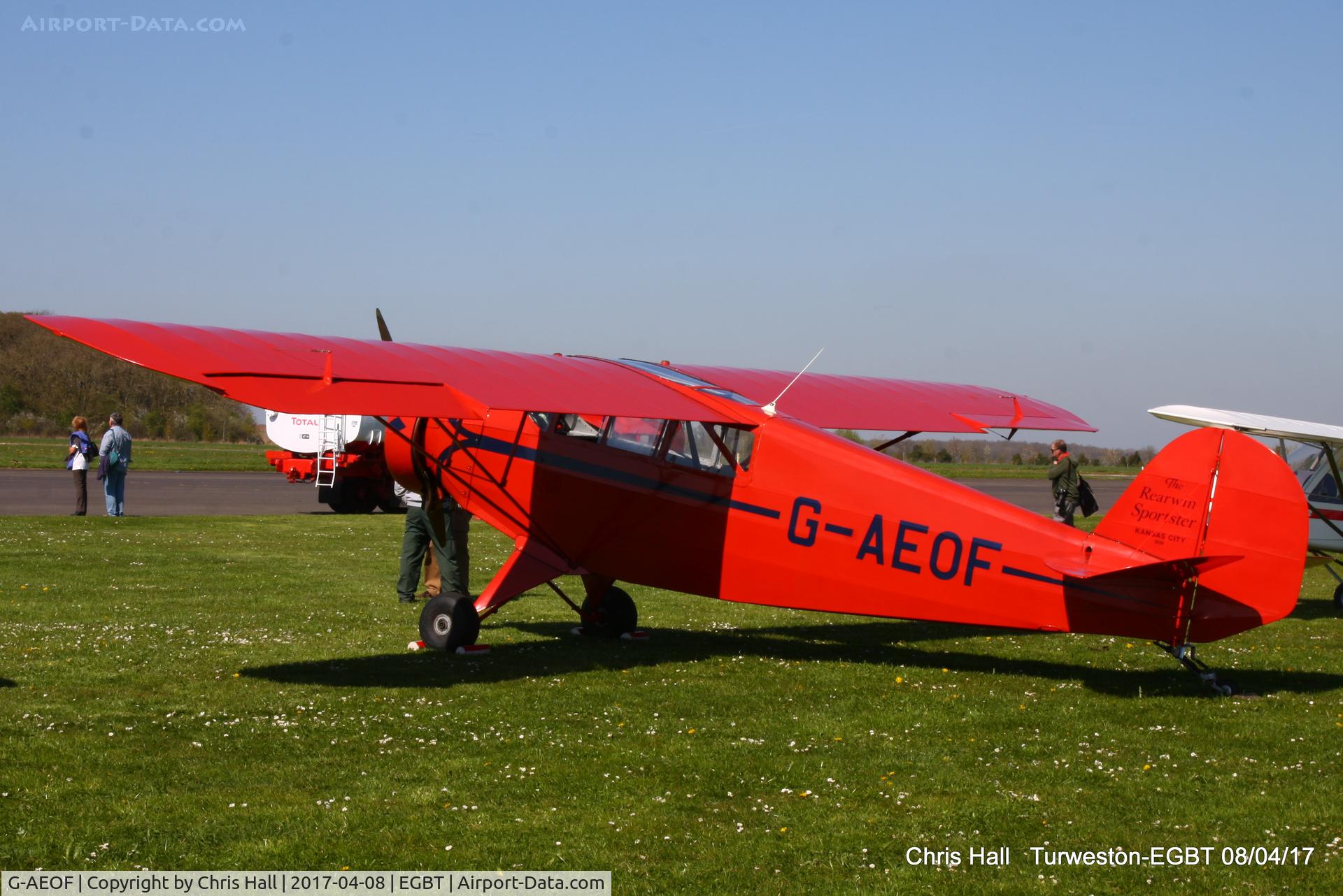 G-AEOF, 1936 Rearwin 8500 Sportster C/N 462, at The Beagle Pup 50th anniversary celebration fly in