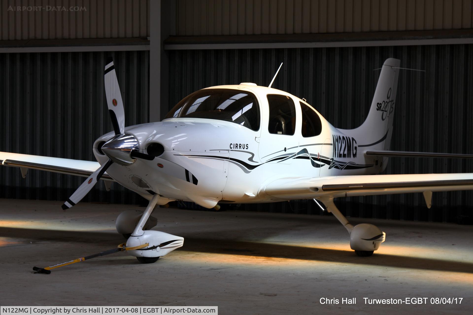 N122MG, 2005 Cirrus SR22 GTS C/N 1250, at Turweston