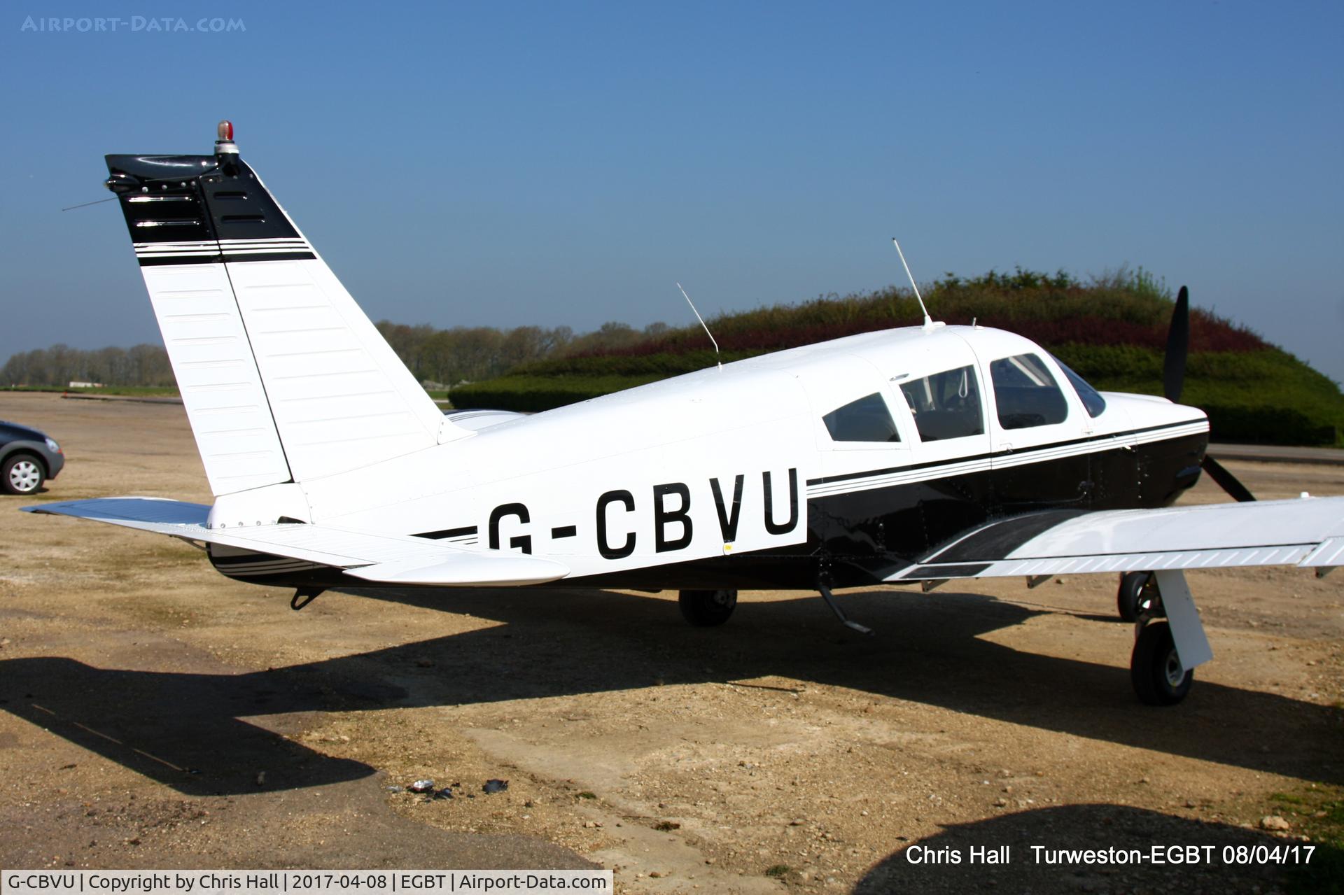 G-CBVU, 1971 Piper PA-28R-200 Cherokee Arrow C/N 28R-7135007, at Turweston