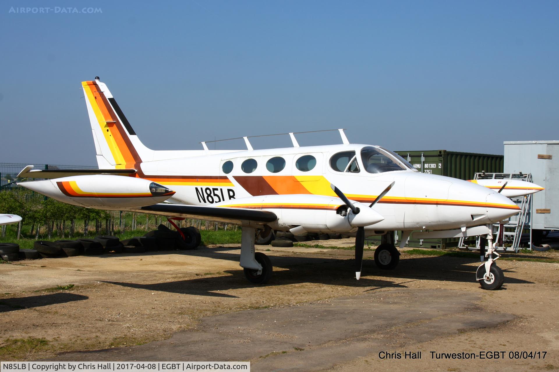 N85LB, 1978 Cessna 340A C/N 340A0486, at Turweston