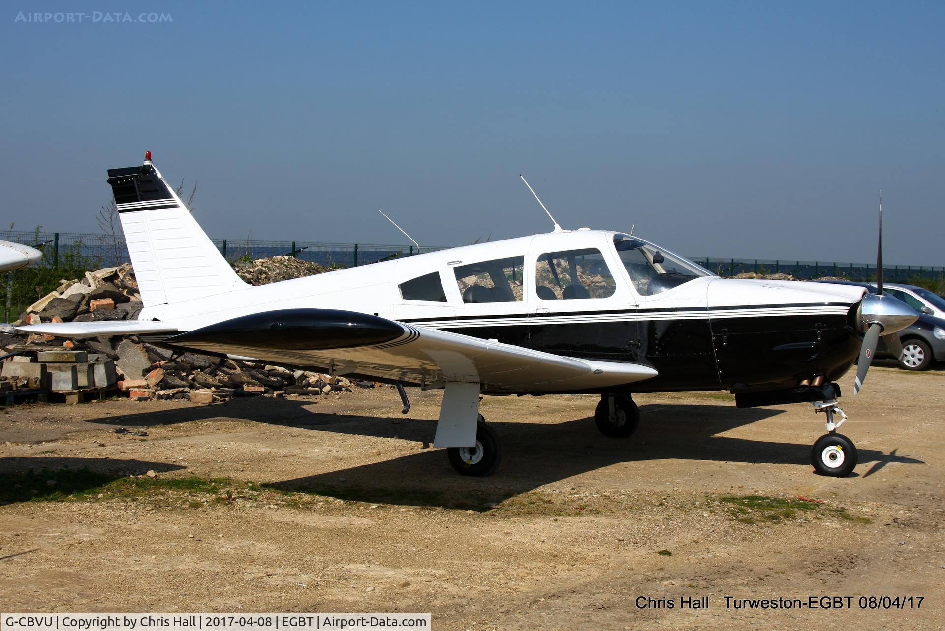 G-CBVU, 1971 Piper PA-28R-200 Cherokee Arrow C/N 28R-7135007, at Turweston