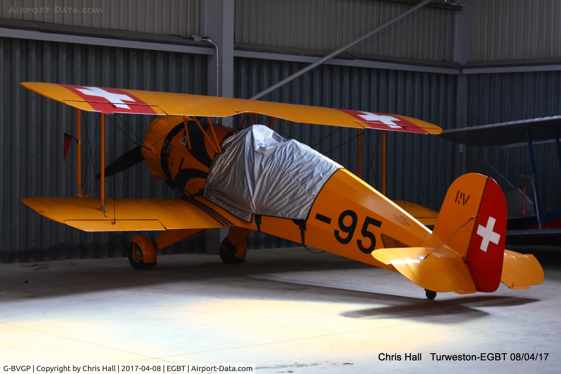 G-BVGP, 1940 Doflug Bu-133C Jungmeister C/N 42, at Turweston