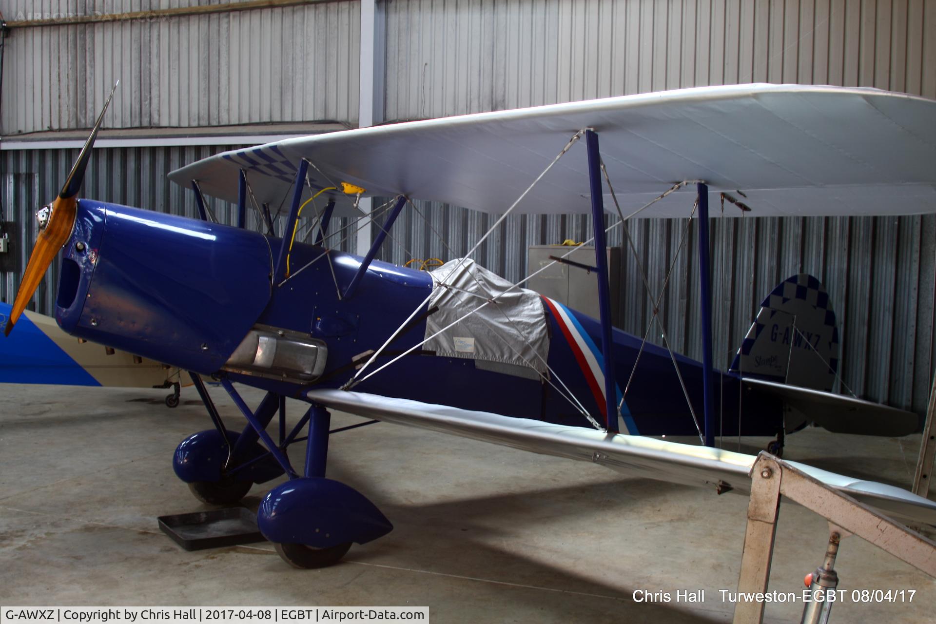 G-AWXZ, 1949 Stampe-Vertongen SV-4C C/N 360, at Turweston