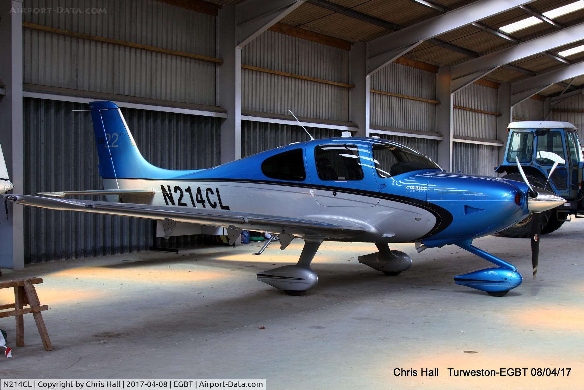 N214CL, 2012 Cirrus SR22 GTS C/N 3830, at Turweston