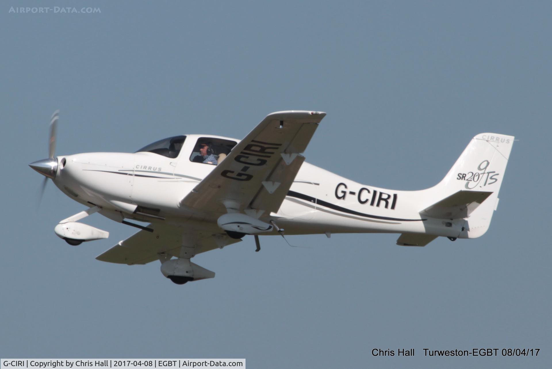 G-CIRI, 2007 Cirrus SR20 C/N 1791, at The Beagle Pup 50th anniversary celebration fly in
