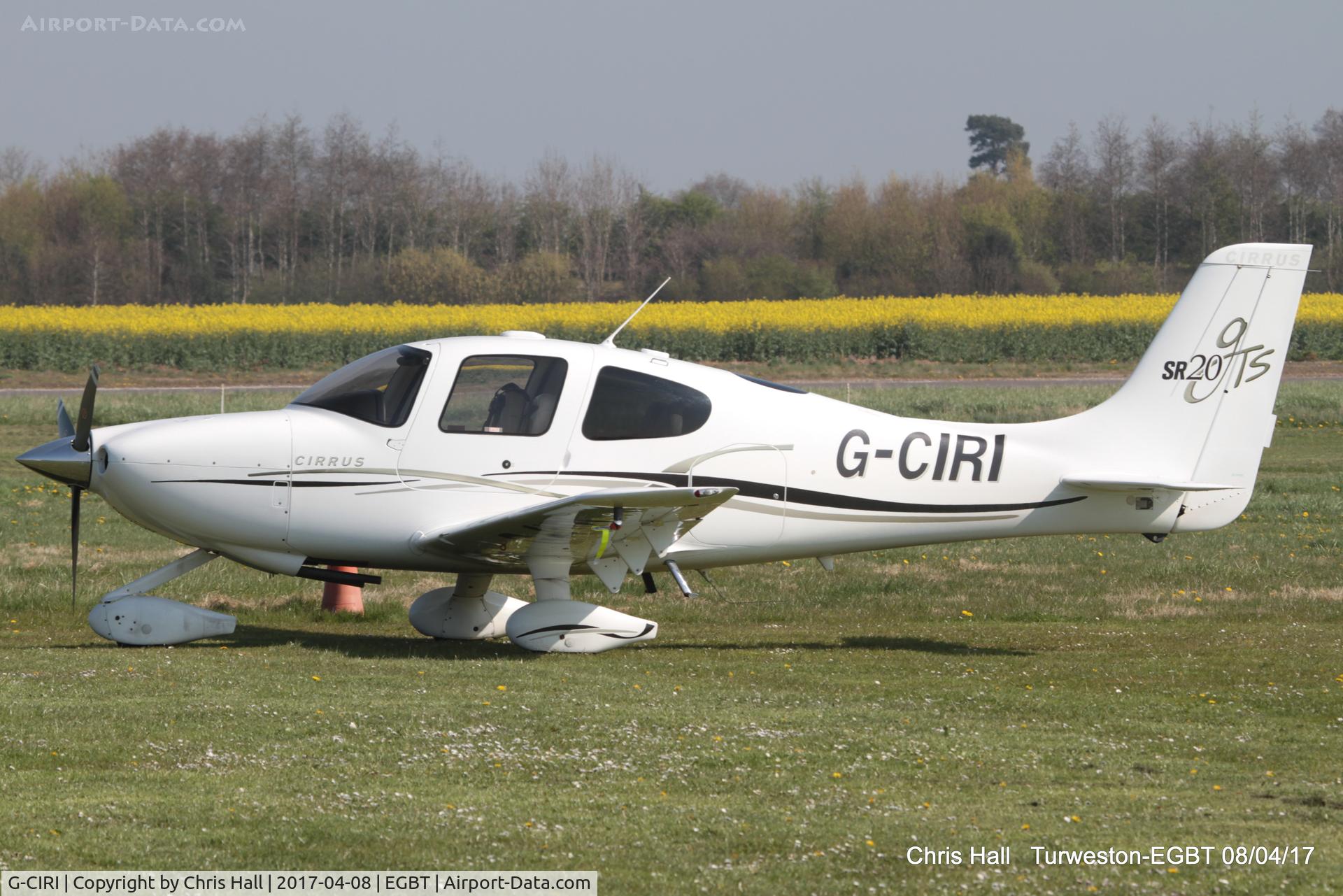 G-CIRI, 2007 Cirrus SR20 C/N 1791, at The Beagle Pup 50th anniversary celebration fly in