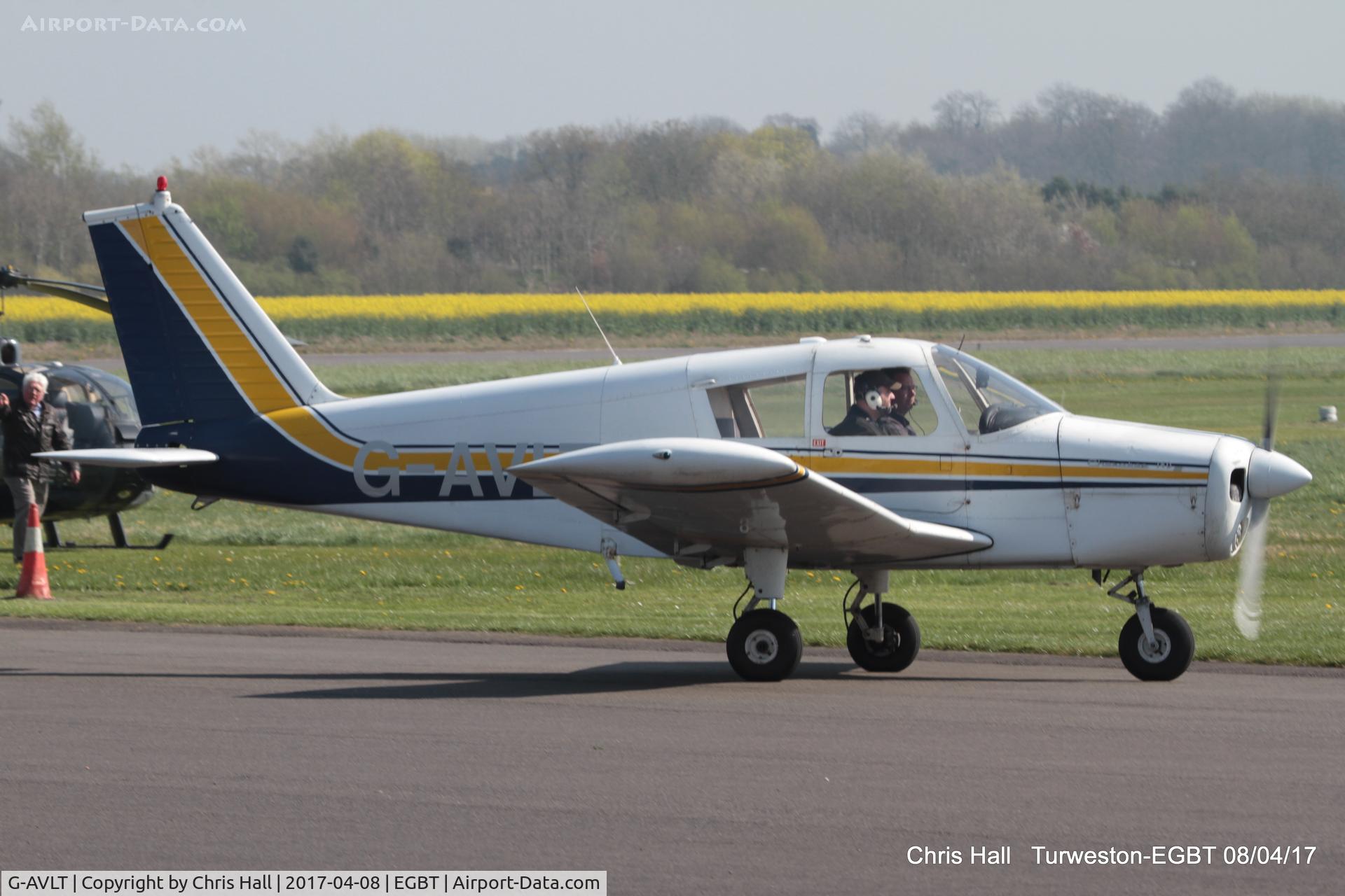 G-AVLT, 1967 Piper PA-28-140 Cherokee C/N 28-23328, at The Beagle Pup 50th anniversary celebration fly in