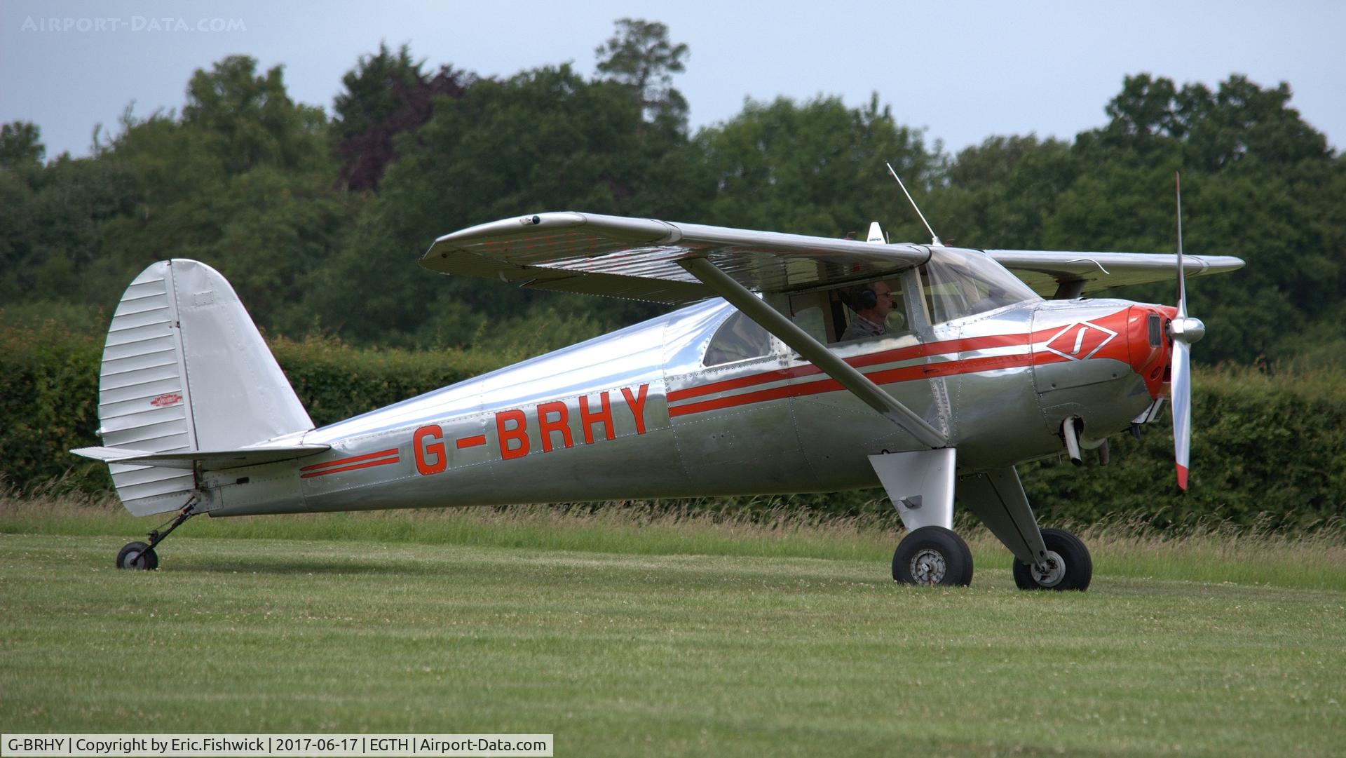 G-BRHY, 1947 Luscombe 8E Silvaire C/N 5138, 2. G-BRHY at the epic Evening Airshow, The Shuttleworth Collection, June, 2017