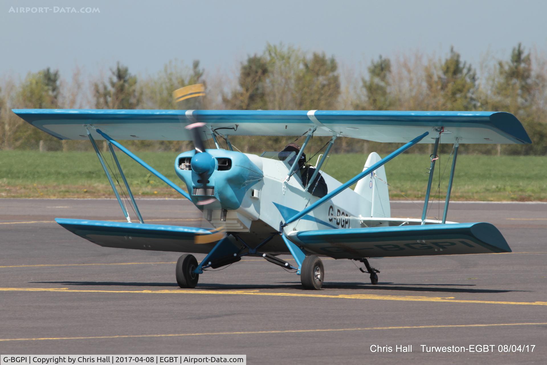 G-BGPI, 1986 Plumb BGP-1 C/N PFA 083-10359, at The Beagle Pup 50th anniversary celebration fly in