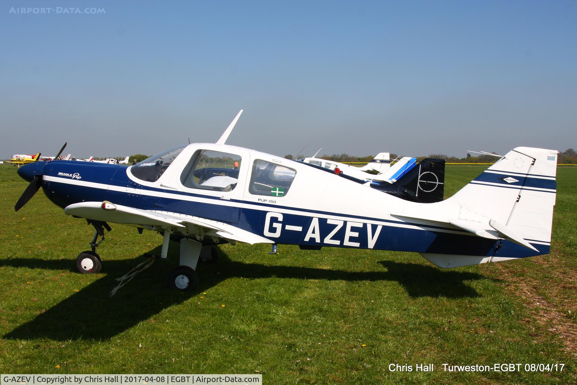 G-AZEV, 1969 Beagle B-121 Pup Series 2 (Pup 150) C/N B121-131, at The Beagle Pup 50th anniversary celebration fly in
