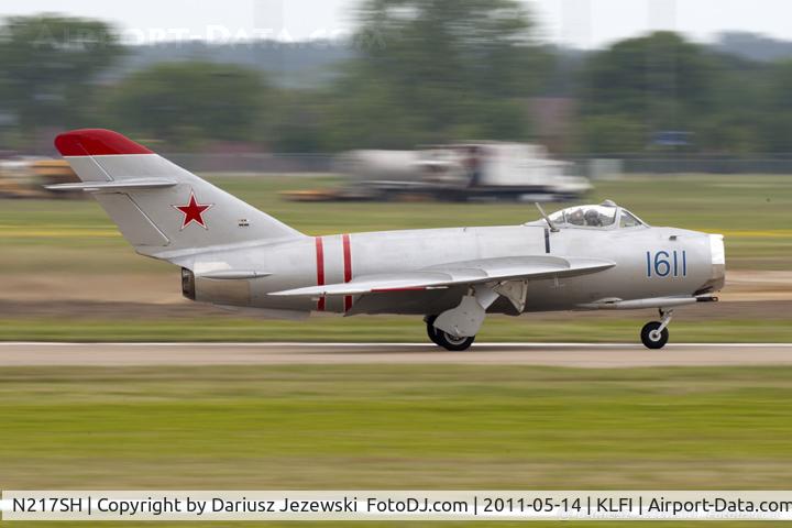 N217SH, 1959 PZL-Mielec Lim-5 (MiG-17F) C/N 1C1611, PZL-Mielec Lim-5 (MiG-17F) CN 1C1611, N217SH