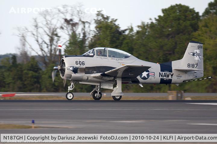 N187GH, 1954 North American T-28C Trojan C/N 200-258 (138187), North American T-28C Trojan CN 138187, N187GH